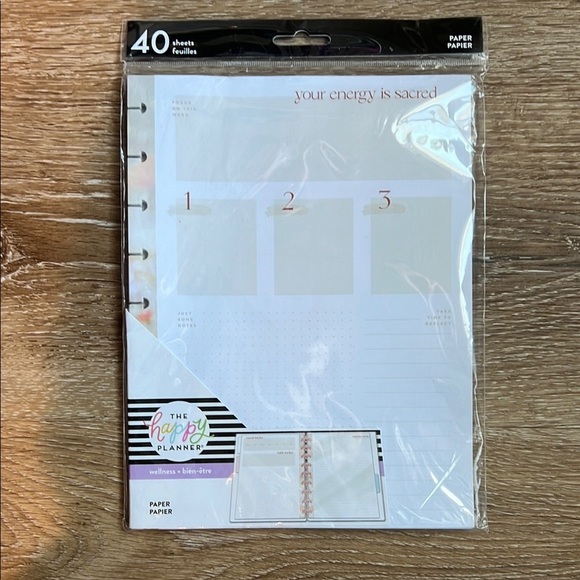 The Happy Planner Wellness Paper Pack with Pastel Accents - Picture 1 of 3